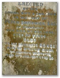 Peter Smithwick and Agnes (Smithwick) Evans - headstone