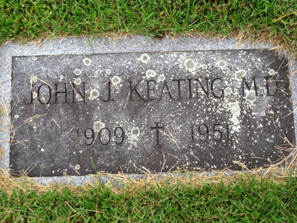 John Keating - footstone