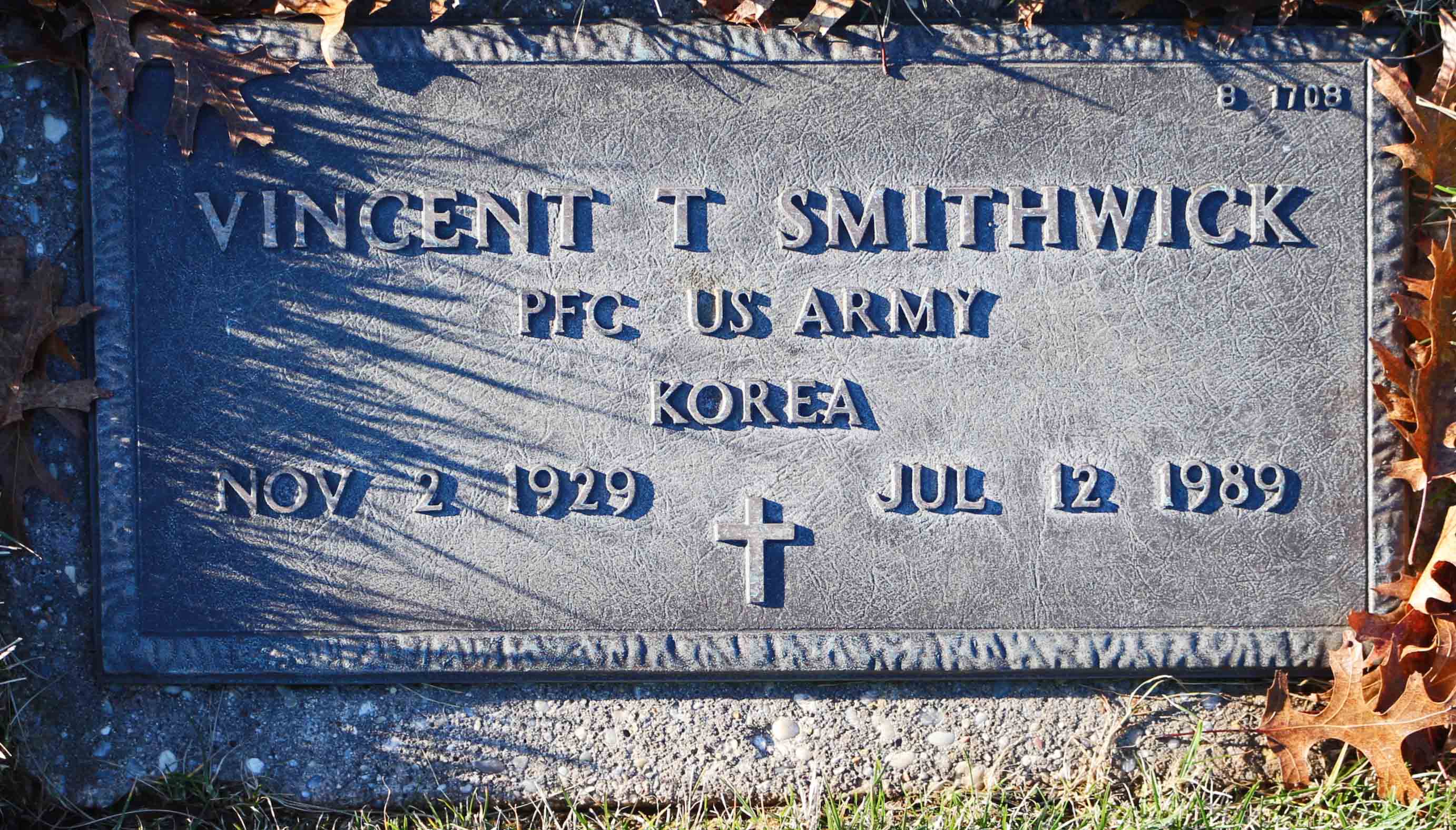 Vincent Smithwick - gravestone